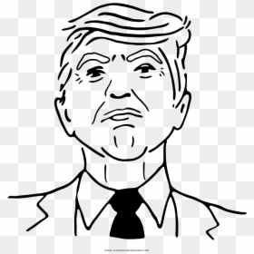 Donald Trump Para Dibujar, HD Png Download - trump face png
