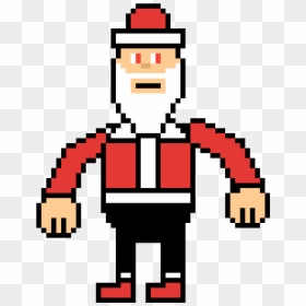 8 Bit Birthday Cake, HD Png Download - santa png