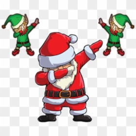 Dabbing Santa, HD Png Download - santa png