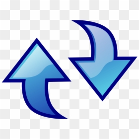 Up And Down Arrows Clipart, HD Png Download - north arrow png