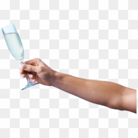 Hand With Wine Glass Png, Transparent Png - wine glass png