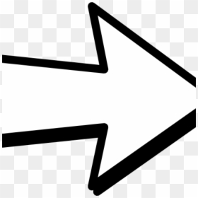 Yellow Arrow Pointing Right, HD Png Download - north arrow png