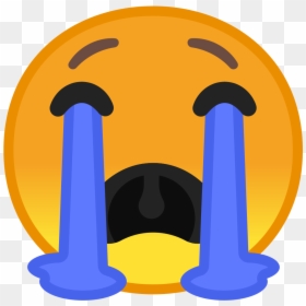 Sad Google Emoji, HD Png Download - crying emoji png