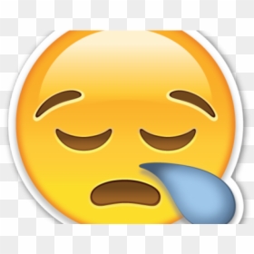 Emojis Do Whatsapp Triste, HD Png Download - crying emoji png