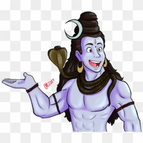 Lord Shiva Cartoon Drawing, HD Png Download - lord shiva png