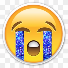 Holo Tears Emoji, HD Png Download - crying emoji png