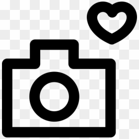 Icon Camera Love Png, Transparent Png - camera icon png