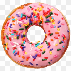 Pink Donut, HD Png Download - donut png