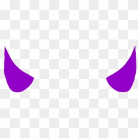 Purple Devil Horns Png, Transparent Png - devil horns png