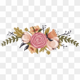 Flower Design For Wedding Invitation Png, Transparent Png - flores png