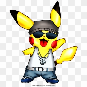Pikachu Gangsta, HD Png Download - dj png