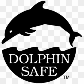 Dolphin Safe Logo, HD Png Download - dolphin png