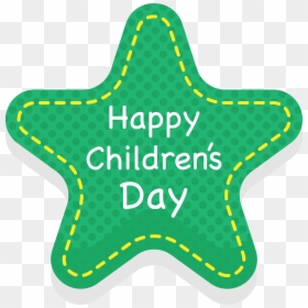 Happy Childrens Day Badge, HD Png Download - happy children png
