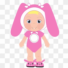 Cute Clipart For Baby Girl, HD Png Download - cute baby png