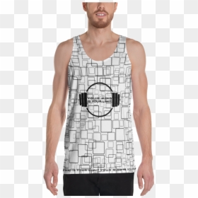 Sleeveless Shirt, HD Png Download - white cube png