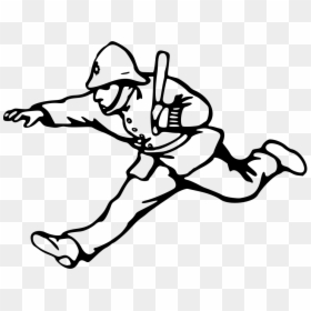 Bobby Clipart Black And White, HD Png Download - police man png