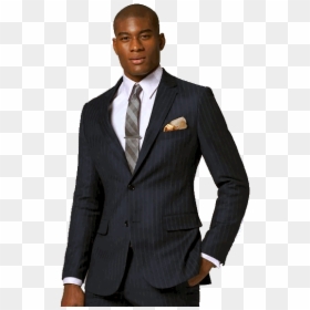 Black Man On Suit, HD Png Download - business suit png