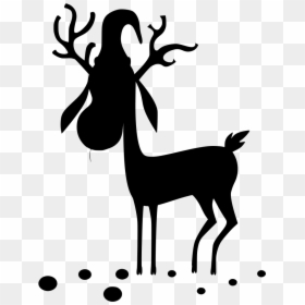 Reindeer With No Background, HD Png Download - christmas deer png