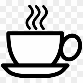 Cup Of Coffee Simple Drawing, HD Png Download - water cup png