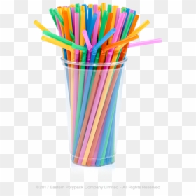 Transparent Background Plastic Straw Png, Png Download - drinking straw png