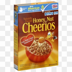 General Mills Honey Nut Cheerios 12.25 Oz, HD Png Download - bowl of cheerios png