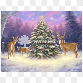 Christmas Images With Deer, HD Png Download - christmas deer png