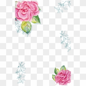 Transparent Free Watercolor Flower Border, HD Png Download - watercolor flower border png