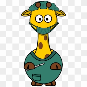 Cartoon Clipart Animals, HD Png Download - giraffe cartoon png