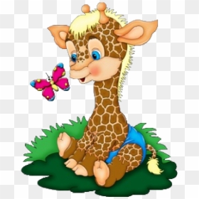 Clipart Giraffe Cartoon Baby Giraffe Png, Transparent Png - giraffe cartoon png