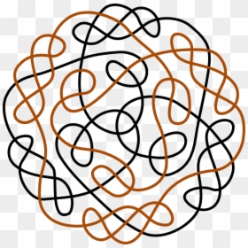 Scottish Knot Patterns Line Drawing, HD Png Download - celtic symbols png