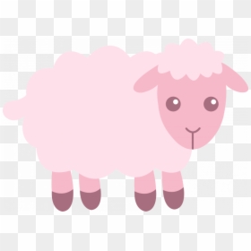 Pink Sheep Clipart, HD Png Download - lamb clipart png