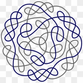 Scottish Knot Patterns Line Drawing, HD Png Download - celtic symbols png