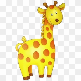 Baby Toy Giraffe Clipart, HD Png Download - giraffe cartoon png