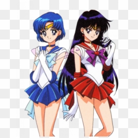 Sailor Mars And Mercury, HD Png Download - sailor mars png