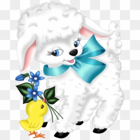 Transparent Easter Clipart Png, Png Download - lamb clipart png