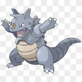 Base Attack - 130 - " - Whos That Pokemon Rhydon, HD Png Download - hitmonchan png