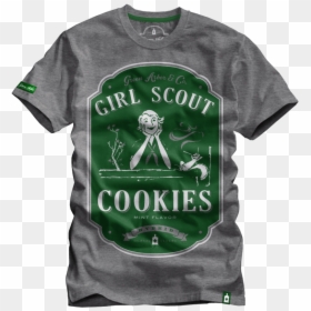 Girl Scout Cookies - Strawberry Cough T Shirt, HD Png Download - girl scout cookies png