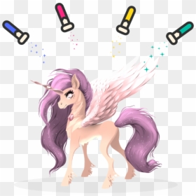 Cartoon, HD Png Download - flying unicorn png