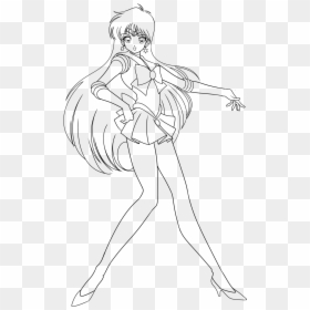 Coloring Pages Of Hermione Granger, HD Png Download - sailor mars png