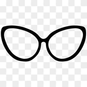 Cat Eye Sunglasses Clipart, HD Png Download - cat eye glasses png