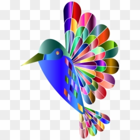 Abstract Hummingbird, HD Png Download - flying unicorn png