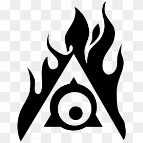 Illuminati Tattoo Png, Transparent Png - all seeing eye pyramid png
