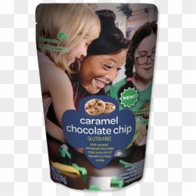 Caramel Chocolate Chip Cookies Girl Scouts, HD Png Download - girl scout cookies png