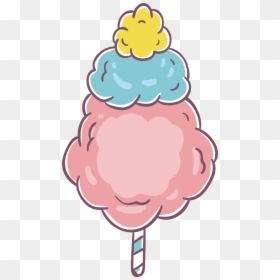 Algodon De Azucar Dibujo, HD Png Download - sugar cookie png
