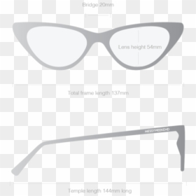 Plastic, HD Png Download - cat eye glasses png