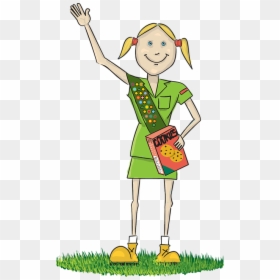 Boy And Girl Scout Clipart Png, Transparent Png - girl scout cookies png