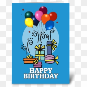 Gift Clipart, HD Png Download - birthday card png