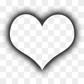 Black And White Rajput Clipart, HD Png Download - glowing heart png