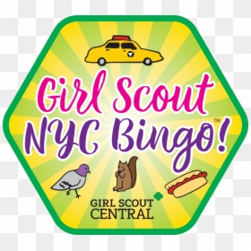 Girl Scout Nyc Bingo, HD Png Download - girl scout cookies png