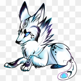 Draw A Baby Wolf, HD Png Download - wolf drawing png
